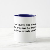 あなたが知っているマネージャーか先生のためのマグ マグカップ (中央)