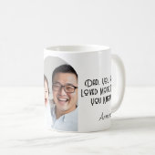 あなたが知っている以上に愛されてカスタムいる コーヒーマグカップ (正面右)