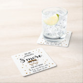 あなたが知っている以上に感謝のボトル スクエアペーパーコースター (インサイチュ)