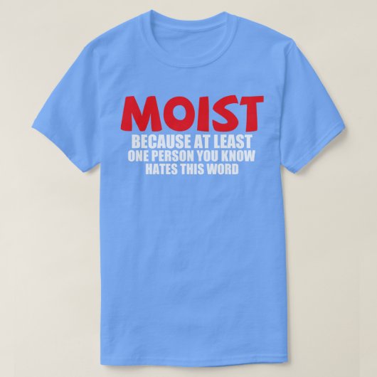 あなたが知っている少なくとも1人が嫌うので、しっとり Tシャツ (デザイン正面)