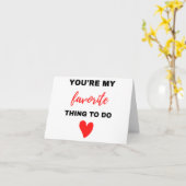 あなたが私が最も好きなこと 黒 カード (黄色い花)