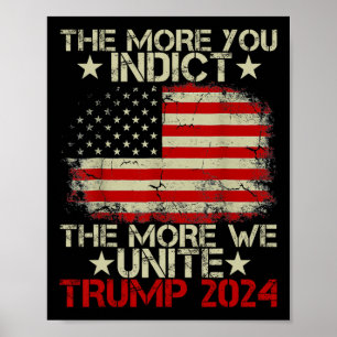 あなたが私たちをより糾弾すればするほど、私たちは団結する Maga トランプ糾弾 ポスター