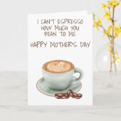 あなたが私にどれだけ大切か、コーヒー豆で例えることなんてできない カード (黄色い花)