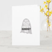 あなたが私に面白いハロウィーン幽霊しなかった良い カード (黄色い花)