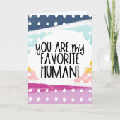 あなたが私のお気に入りの人 カード (正面)