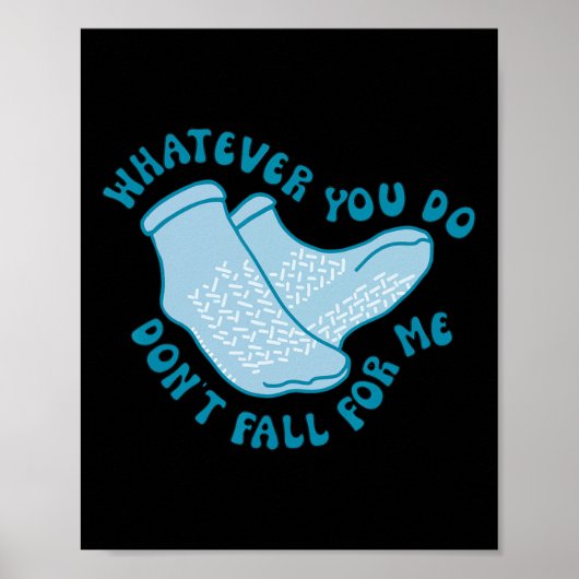 あなたが私のために秋しない何でもおもしろいRN PCT CNA N ポスター (正面)