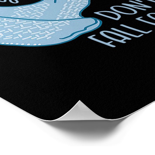 あなたが私のために秋しない何でもおもしろいRN PCT CNA N ポスター (角)