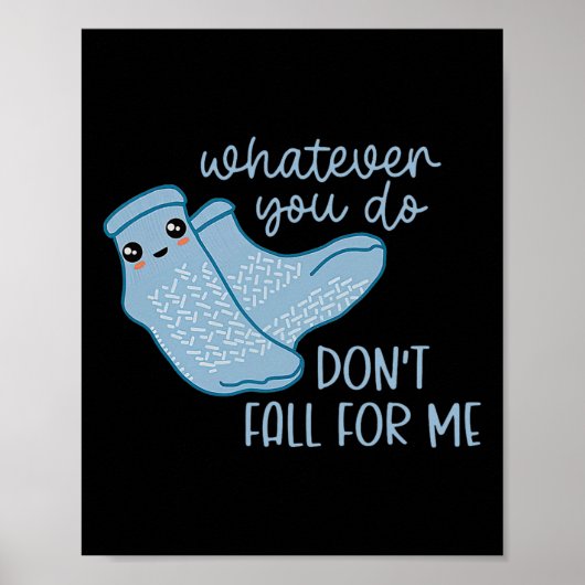 あなたが私のために秋しない何でもおもしろいRN PCT CNA N ポスター (正面)