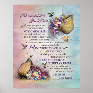 あなたが私のハミングバ離れッドを見た瞬間 ポスター