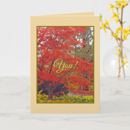 "あなたが私の世界に色を添えてくれる/お誕生日おめでとう" カード (黄色い花)