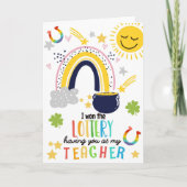 あなたが私の先生で当たったようなものだアイルランド人よ カード (正面)