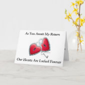 あなたが私の帰りを待っている時…挨拶状 カード (黄色い花)