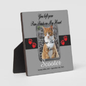 あなたが私の心に足跡を残した フォトプラーク (正面)