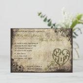 あなたが私の心の鍵を持っている 結婚式招待状 招待状 (スタンド正面)