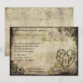 あなたが私の心の鍵を持っている 結婚式招待状 招待状 (正面/裏面)