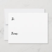 あなたが私の探し求めてきた人なんだ ノートカード (裏面)