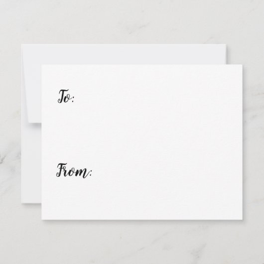 あなたが私の探し求めてきた人なんだ ノートカード (裏面)