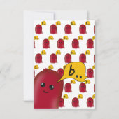 あなたが私の日の子供の誕生日サンキューカード サンキューカード (裏面)