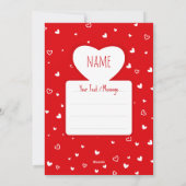 あなたが私の最も好きなこと 面白い いたずら バレンタイン シーズンカード (裏面)