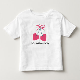 あなたが私の最高のチェリーだよ トッズラーTシャツ - かわいい トドラーTシャツ