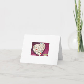 あなたが私の視野のメッセージカードあって下さい カード