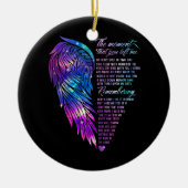 あなたが私を守離れる瞬間私の神話 セラミックオーナメント (正面)