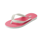 あなたが私を持っていたスパおもしろい引用文ガーリーサンゴ キッズビーチサンダル (アングル)