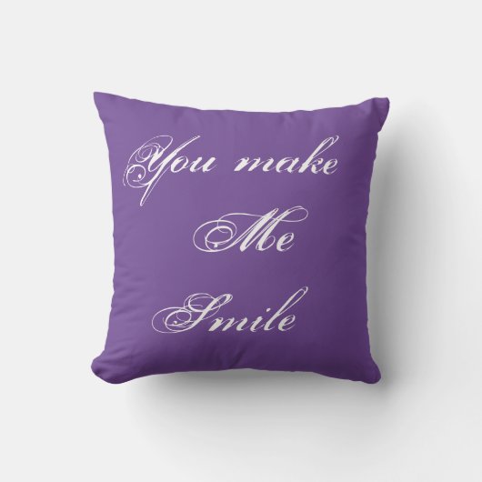 あなたが私を笑顔にする クッション (正面)