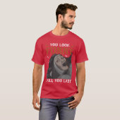あなたが笑ってるように見えるので最後に殺す ホラー映画の友達 Tシャツ (正面フル)