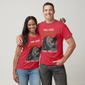 あなたが笑ってるように見えるので最後に殺す ホラー映画の友達 Tシャツ (ユニセックス)