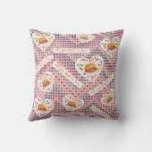 あなたが編んだのはラブキャットデザイン クッション (裏面)