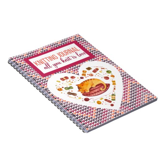 あなたが編んだのは愛の編み物 ノートブック (右側)