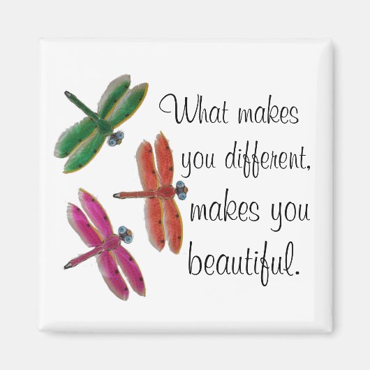 あなたが美違うしいドラッグを作る マグネット (正面)