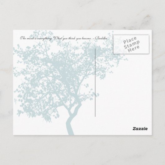 あなたが考え引用文になるもの – 仏陀ポストカード ポストカード (裏面)