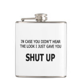 あなたが聞かなかったら フラスク (正面)