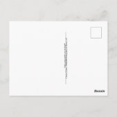 あなたが育ったおもしろいパパはがき半光沢 ポストカード (裏面)