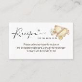 あなたが膝をついているすべては愛のブライダルシャワー エンクロージャーカード (正面)