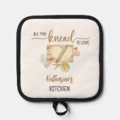 あなたが膝をついているすべては愛のブライダルシャワー 鍋敷き (正面)