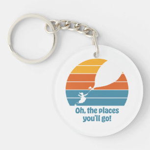 あなたが行くすばらしい場所 Oh, The Places You'll Go! レトロな夕日 キーホルダー