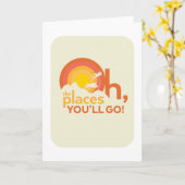 あなたが行くべき場所 Landscape Typography カード (黄色い花)