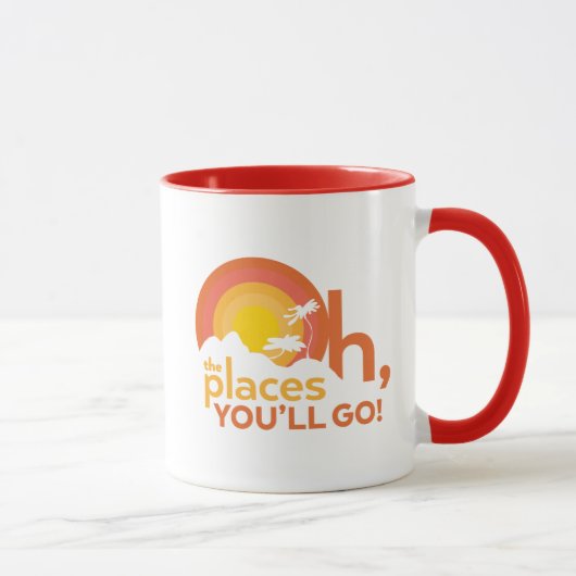 あなたが行くべき場所 Landscape Typography マグカップ (右)