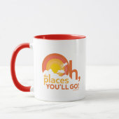 あなたが行くべき場所 Landscape Typography マグカップ (左)
