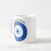 あなたが行って目まいロゴコンボマグカップを見ることを嫌う コーヒーマグカップ (正面左)