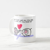 あなたが触れるすべて コーヒーマグカップ (正面左)