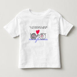 あなたが触れるすべて トドラーTシャツ