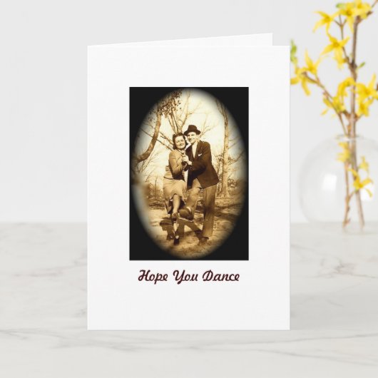 あなたが踊る希望 カード (黄色い花)