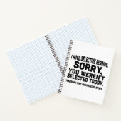 あなたが選ばれなくて残念に思って選択的聴覚を持っている ノートブック (内部)