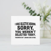あなたが選ばれなくて残念に思って選択的聴覚を持っている 招待状 (スタンド正面)