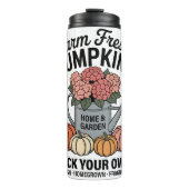 あなたが選ぶことができる農場の新鮮なカボチャ タンブラー (正面)