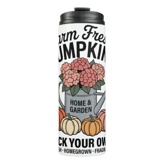 あなたが選ぶことができる農場の新鮮なカボチャ タンブラー (正面)